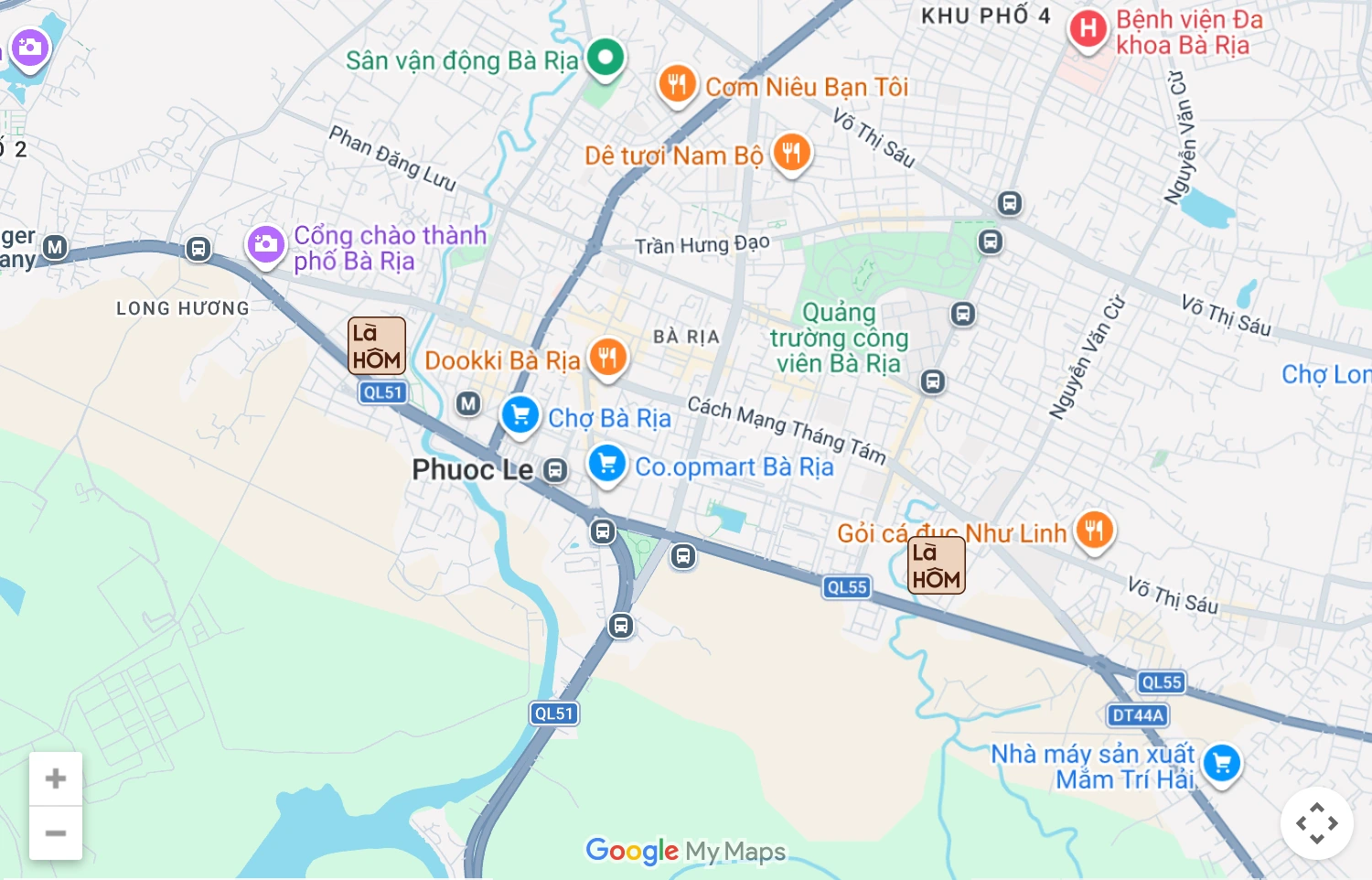 Bản đồ Là HÔM